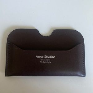 Brown Acne Studios cardholder